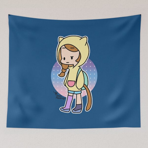 Item preview, Girl in yellow cat hood designed and sold by space-mandu.