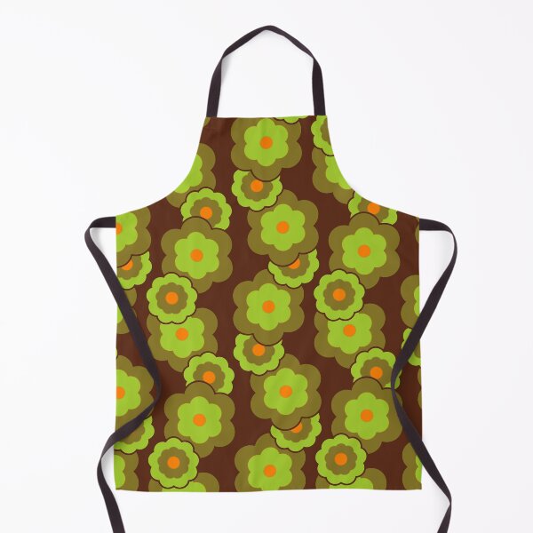 Item preview, Retro Green Daisies  designed and sold by zeljkica.