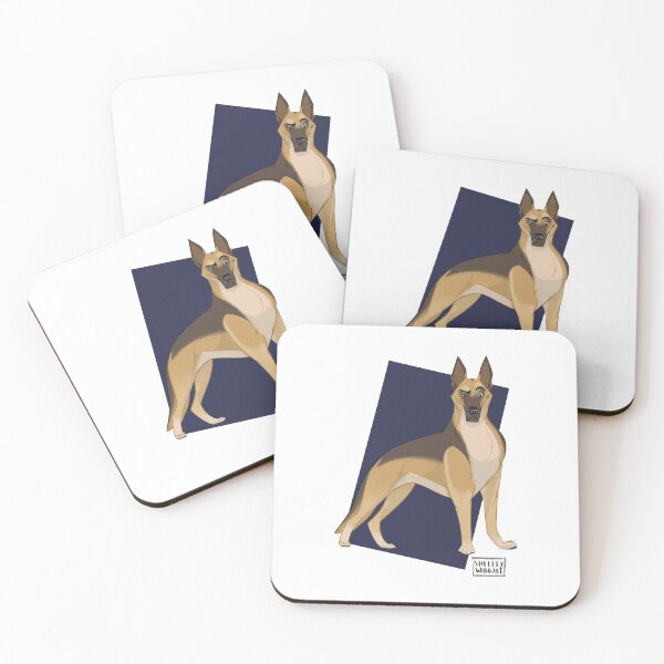 Item preview, German Shepherd, Alsation, Police Dog Art designed and sold by Shelleywebb.