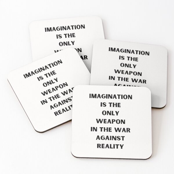 Item preview, Imagination is the only weapon in the war against reality designed and sold by Artloverperson1.