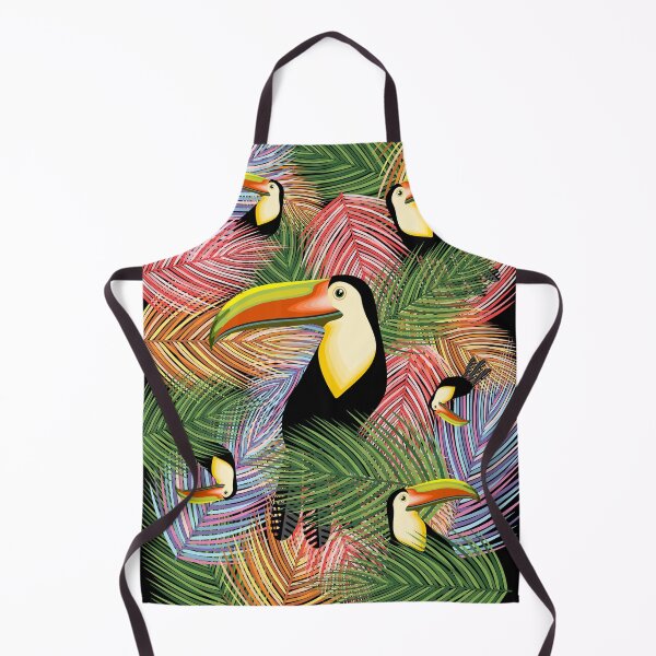 Item preview, Toucans on the Jungle Exotic Summer Pattern designed and sold by BluedarkArt.