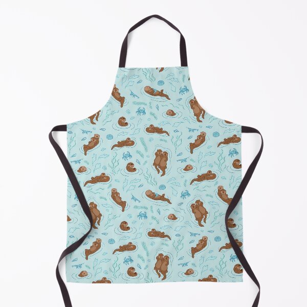 Item preview, Sea Otter Pattern, Sea Otter Seamless Pattern, Sea Otter designed and sold by graphic-genie.