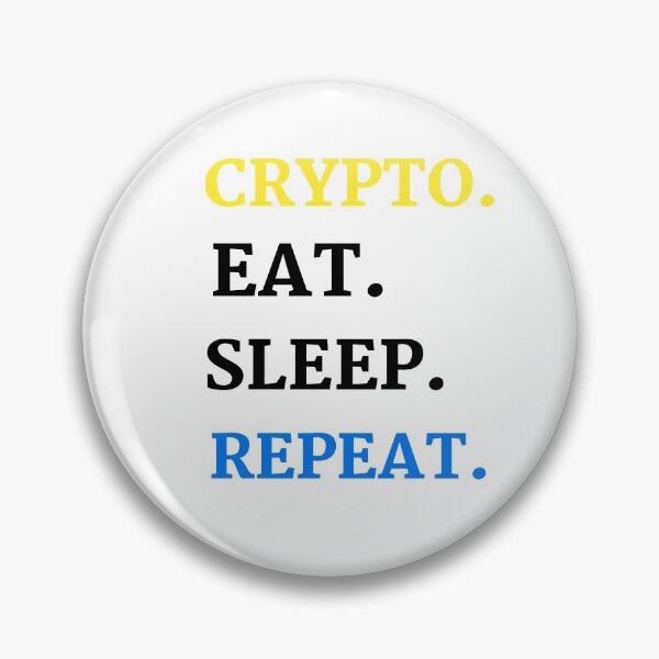 Item preview, Eat Sleep Crypto Repeat designed and sold by 77ART.