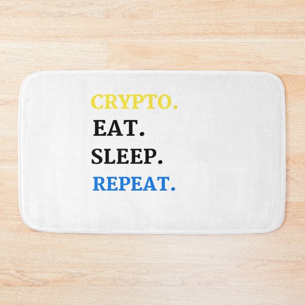 Item preview, Eat Sleep Crypto Repeat designed and sold by 77ART.