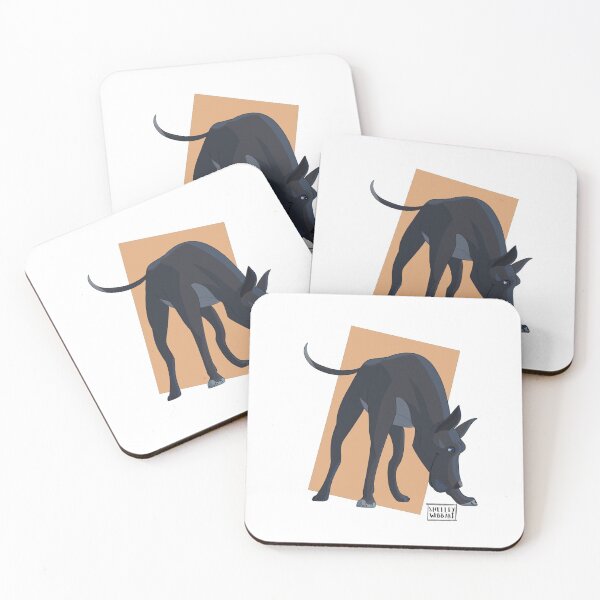 Item preview, Blue / Grey Great Dane Dog Art designed and sold by Shelleywebb.
