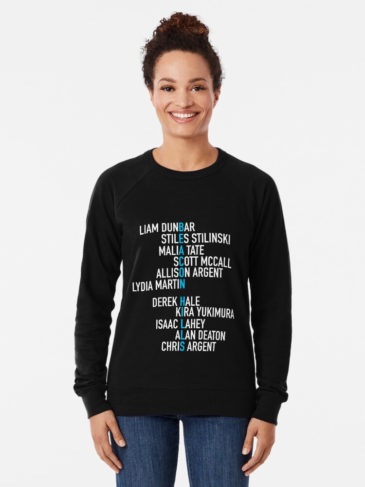 Teen Wolf Beacon Hills 2 Lightweight Sweatshirt for Sale by hayadesigns Redbubble