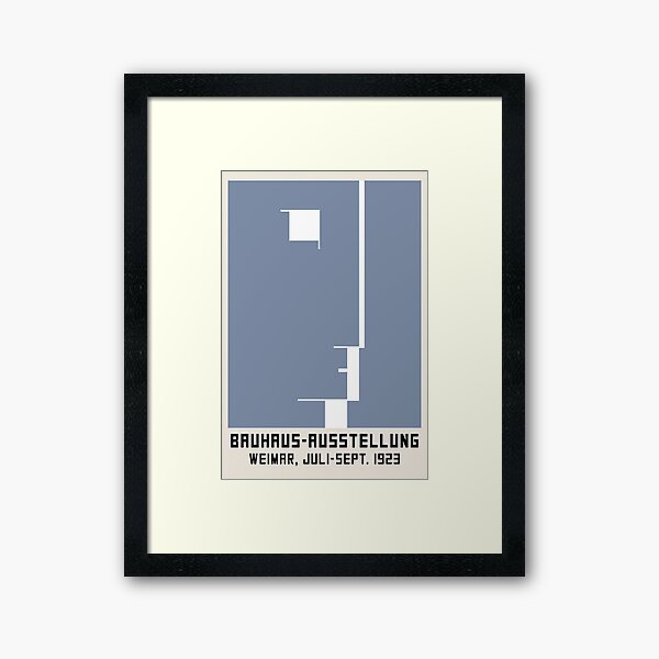 Item preview, Bauhaus Exhibition Wall Art, Bauhaus Wall Art blue, Bauhaus Exhibition Print designed and sold by re-make-.