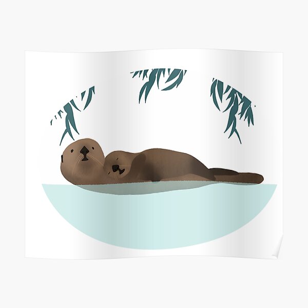 Posters Sur Le Theme Maman Loutre Redbubble