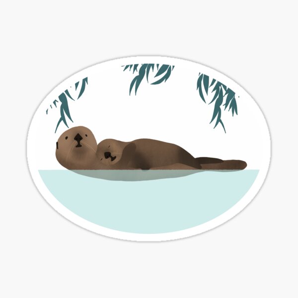 Otters Sticker
