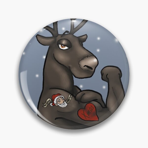 Item preview, Rudolph the tattood reindeer designed and sold by viexart.