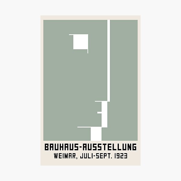 Item preview, Bauhaus Exhibition Wall Art, Bauhaus Wall Art green, Bauhaus Exhibition Print designed and sold by re-make-.