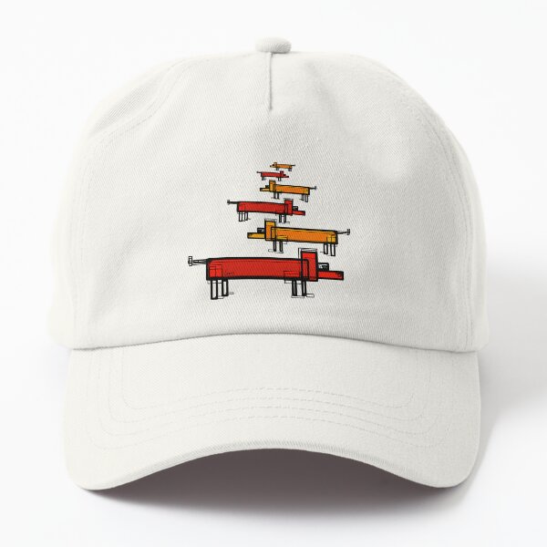 Angular Dachshunds (2) Dad Hat