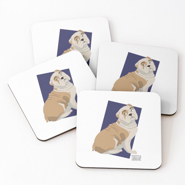 Item preview, British English Bulldog Dog Art designed and sold by Shelleywebb.