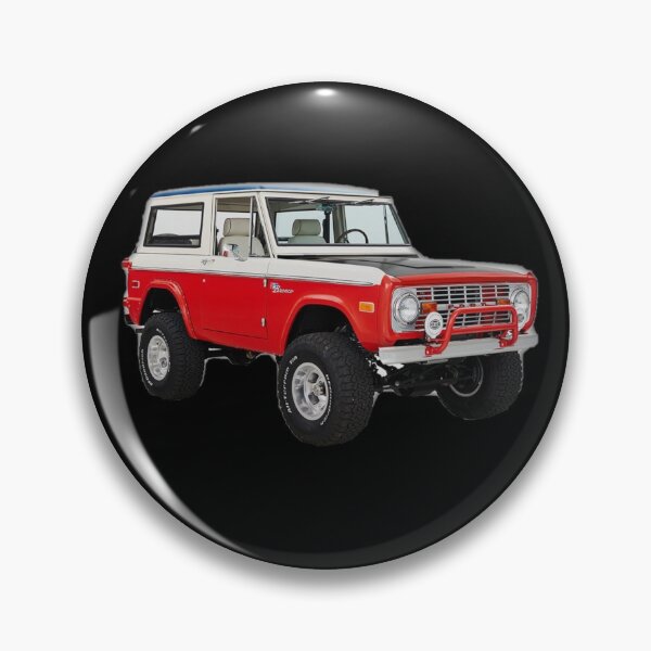 Item preview, Red & White Classic Ford Bronco  designed and sold by ArticPen.