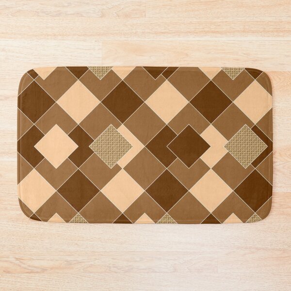 Item preview, Brown Coffee and Mocha Wafer  Abstract Geometric  designed and sold by Suzzyrein.