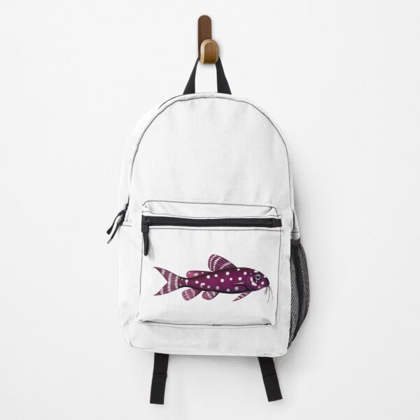 Item preview, Polka dot squeaker, black clown catfish, Fish Art - Vintage Print designed and sold by Studio66Designs.