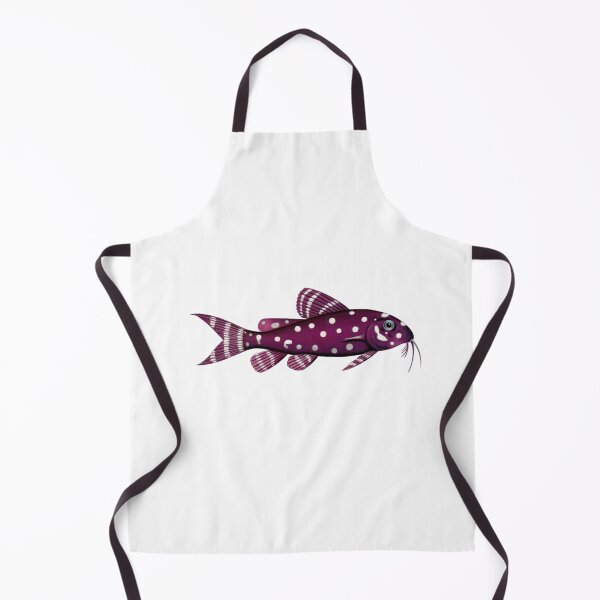 Item preview, Polka dot squeaker, black clown catfish, Fish Art - Vintage Print designed and sold by Studio66Designs.
