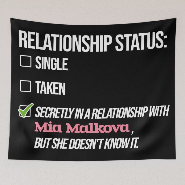 Item preview, Relationship with Mia Malkova designed and sold by 2Girls1Shirt.