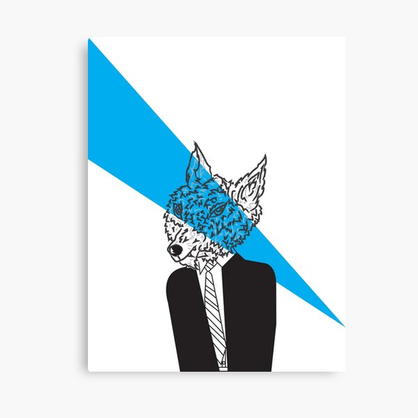 Wolf in Men's Clothing Canvas Print