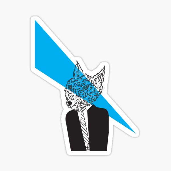 Wolf in Men's Clothing Sticker