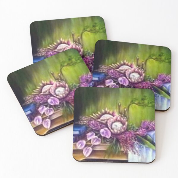 Item preview, PROTEAS AND ANTHURIUMS FINE ART ART PRINT INSPIRED BY NATURE designed and sold by Adri Barnard.