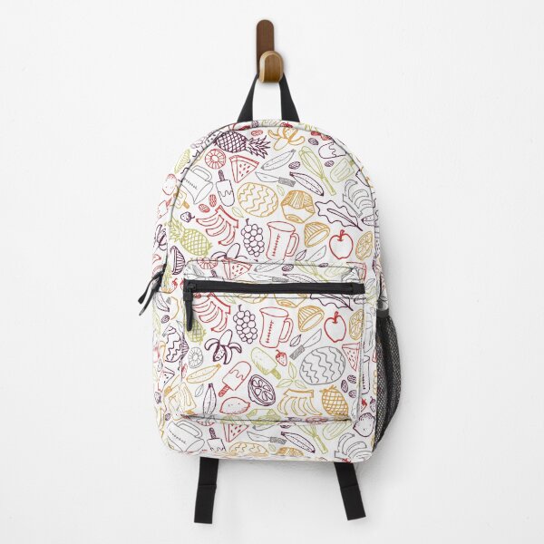 Item preview, Vector white fruit popsicle hand drawn doodle repeat pattern designed and sold by jamiesoondesign.