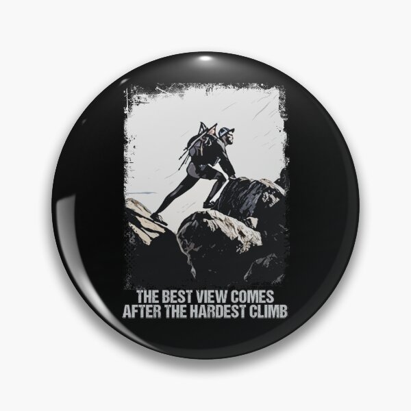 Item preview, Rock Climbing Quote Vintage Grunge Mountain Summit Art Style designed and sold by Naumovski.