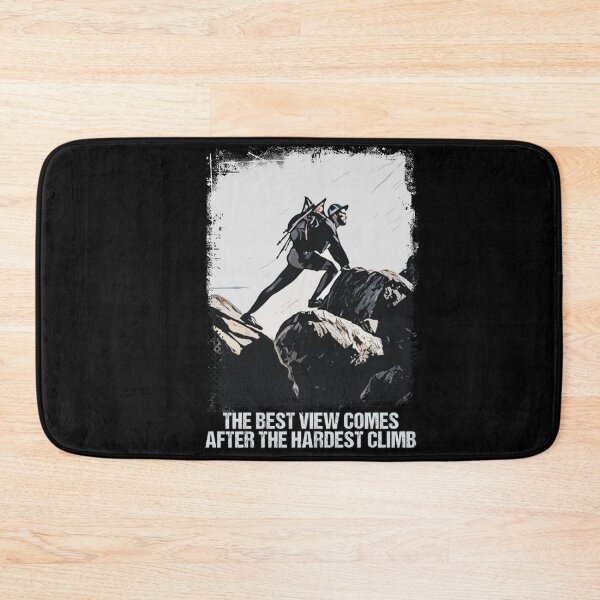 Item preview, Rock Climbing Quote Vintage Grunge Mountain Summit Art Style designed and sold by Naumovski.
