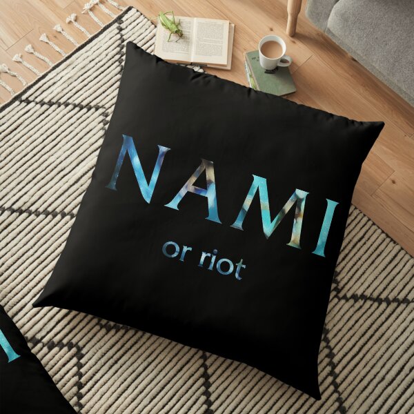 Nami or riot - League of Legends Floor Pillow