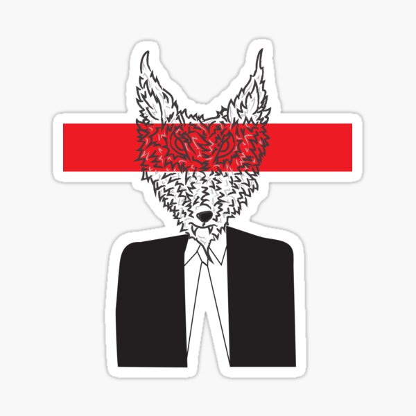 Wolf in Men's Clothing Sticker