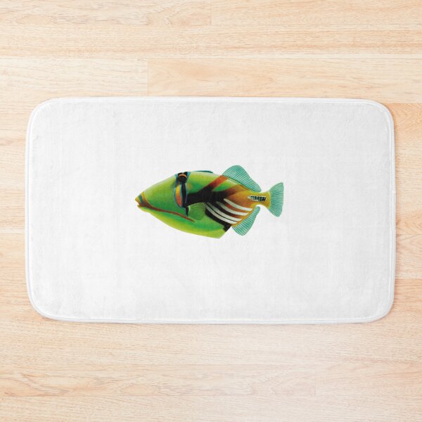 Item preview, lagoon triggerfish (Rhinecanthus aculeatus), blackbar triggerfish, Picasso triggerfish, the Picassofish Fish Art - Vintage Print designed and sold by Studio66Designs.