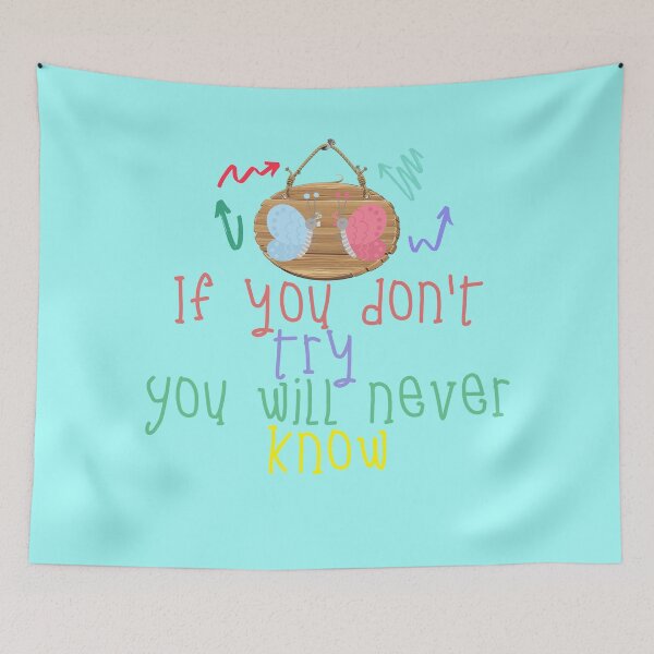 Item preview, If you don't try you will never know designed and sold by idesignbyJiras.