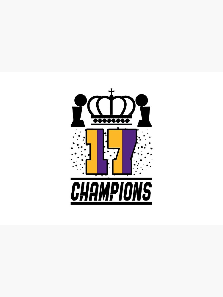 Lakers Championship 2020 17 Time NBA Finals Champions Sticker for Sale by  fouadwin