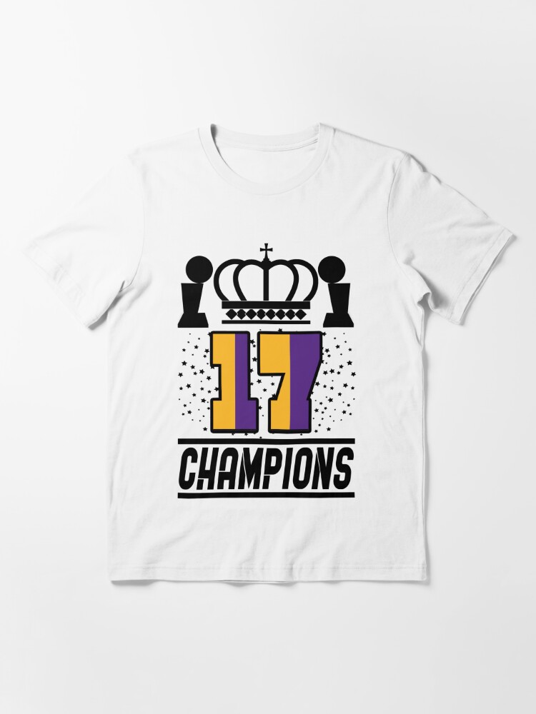 Los Angeles Lakers Finals Champions 17 Time Nba Champions T-Shirt