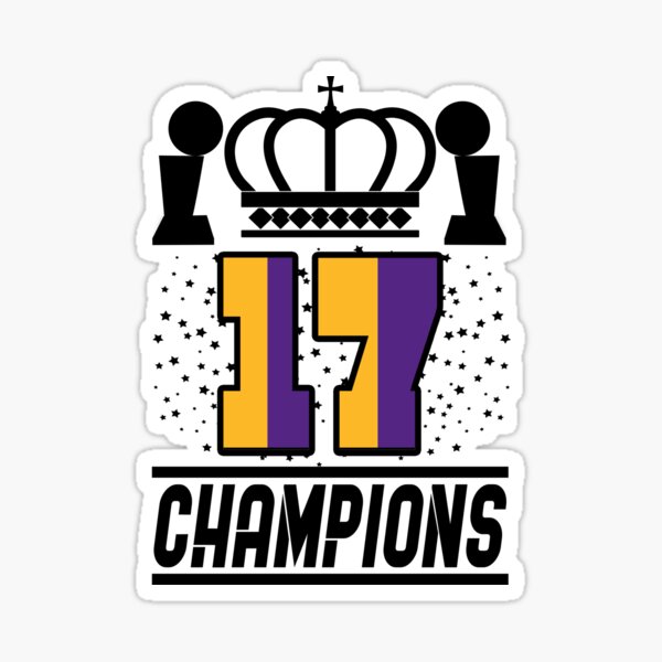 Los Angeles Lakers NBA 2020 Champions Perfect Cut Decal 8 X 8in – THE 4TH  QUARTER