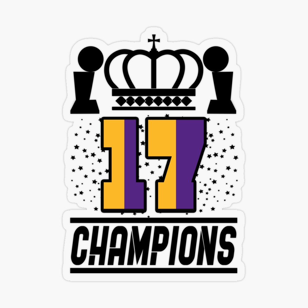 Los Angeles Lakers 2020 NBA Champions Magnet