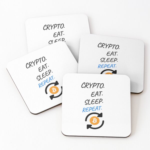 Item preview,   crypto Eat Sleep Crypto Repeat designed and sold by 77ART.
