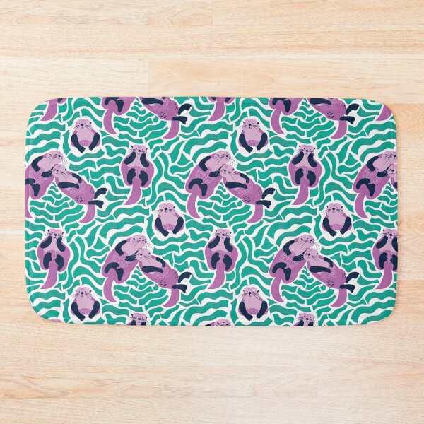 Item preview, Colorful Sea Otter Pattern, Sea Otter Seamless Pattern, Sea Otter designed and sold by graphic-genie.