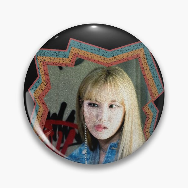 Item preview, Ahn Hyojin EXID LE Korean Kpop Retro Color Oil Paint Design designed and sold by Piosenka Art.