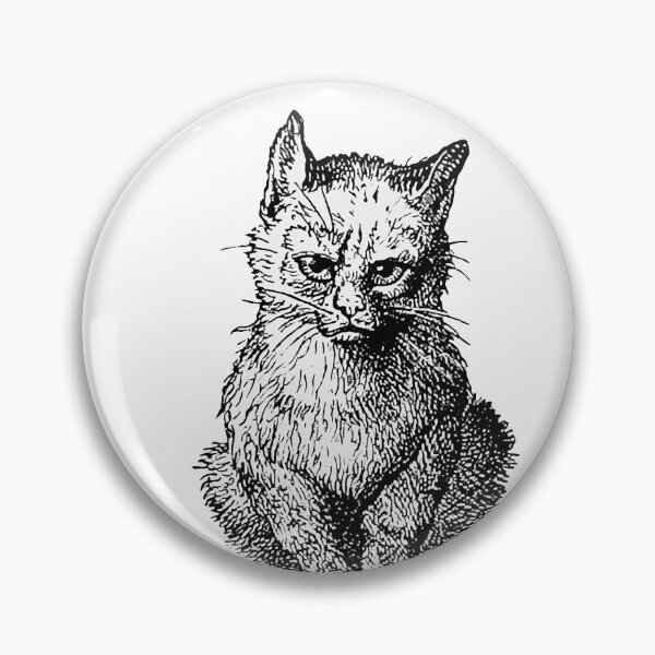 Item preview, Victorian Style Cat Engraving designed and sold by redoARTstore.