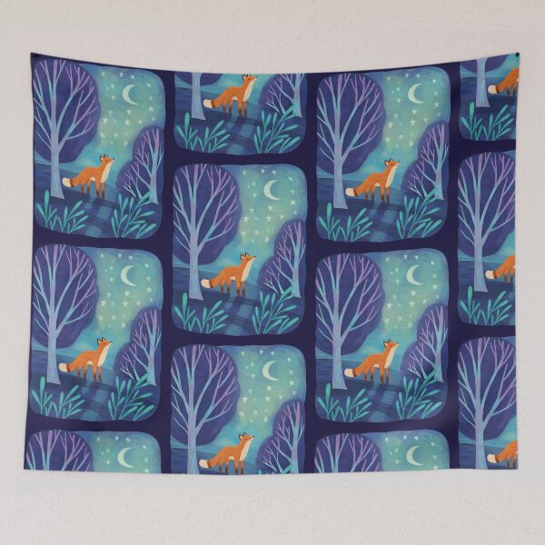 Item preview, Little Fox In The Moonlight designed and sold by michelledraws.