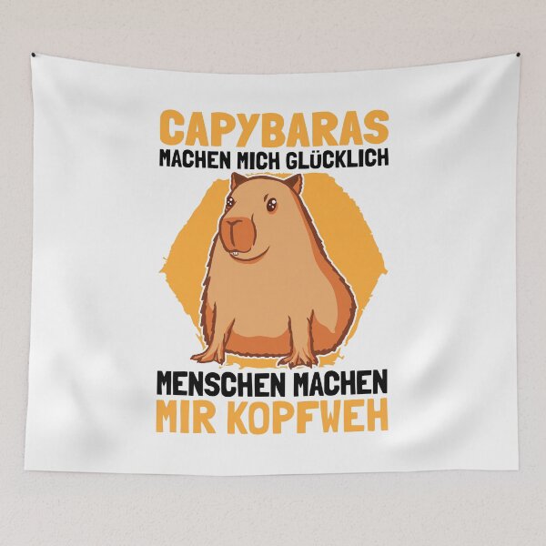 Item preview, Capybara headache capybara rodent designed and sold by madgrfx.