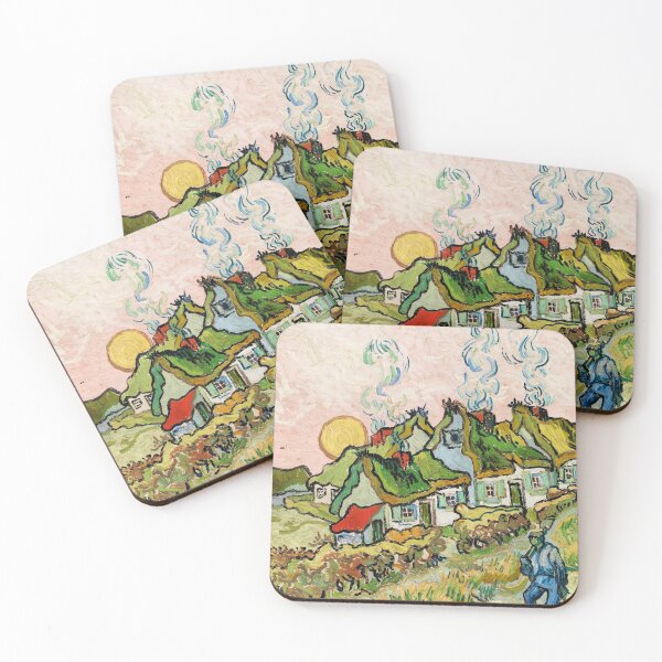Item preview, Houses and Figure by Van Gogh designed and sold by redoARTstore.