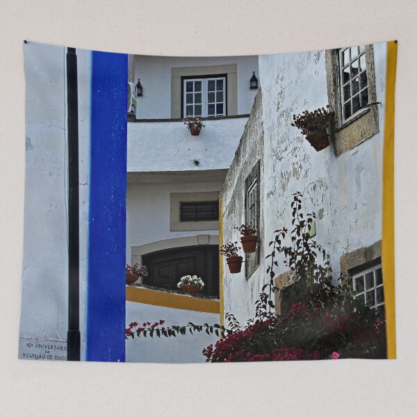 Item preview, Picturesque Street View House Facades, Obidos, Portugal designed and sold by worldways.