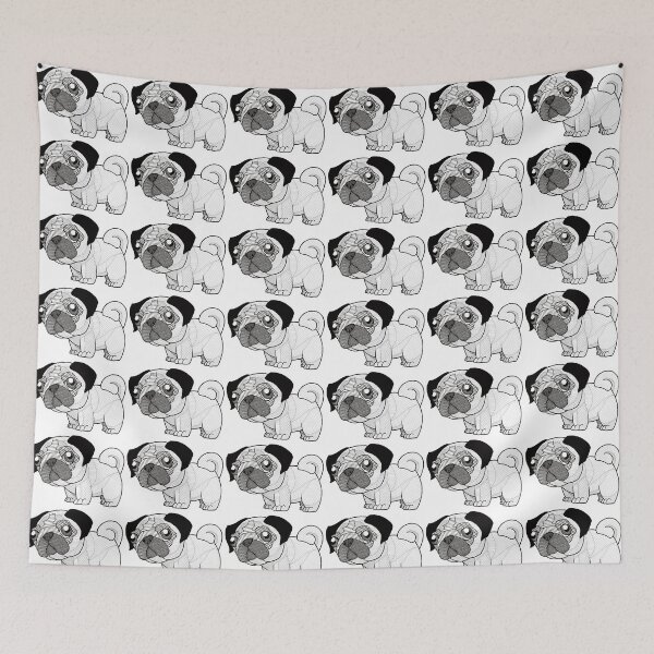 Item preview, Pattern pug designed and sold by WatershipBound.