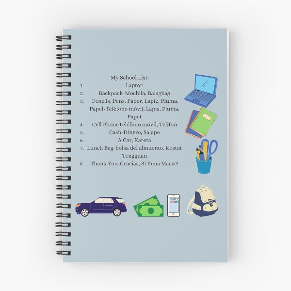 Item preview, My School List designed and sold by POSITIVE4EVA.