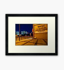 Attribution - London Lights Framed Print