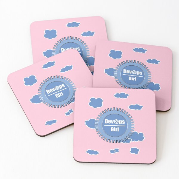 Item preview, Cloud DevOps Girl Techie - IT Nerd Design Blue Pink designed and sold by IrinchiDE.