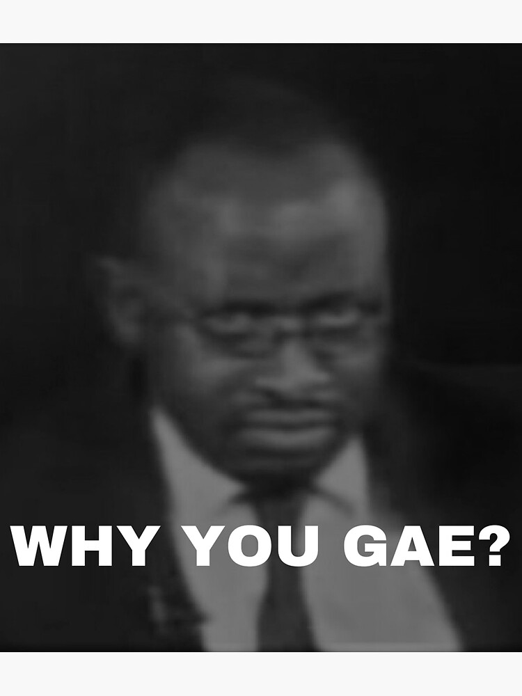 "WHY YOU GAE?" Sticker for Sale by Akien | Redbubble