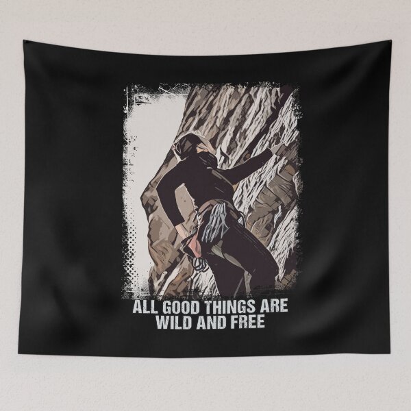 Item preview, Rock Climber Motto Vintage Grunge Mountain Summit Art Style designed and sold by Naumovski.